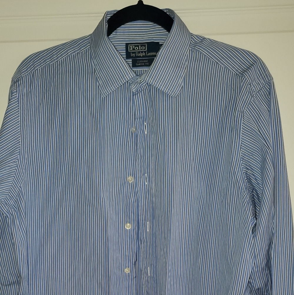 Ralph Lauren polo mens long-sleeved shirt button
